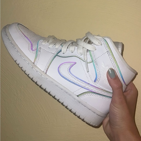 Nike Shoes - Wmns Air Jordan 1 Mid SE ‘Iridescent Trim’